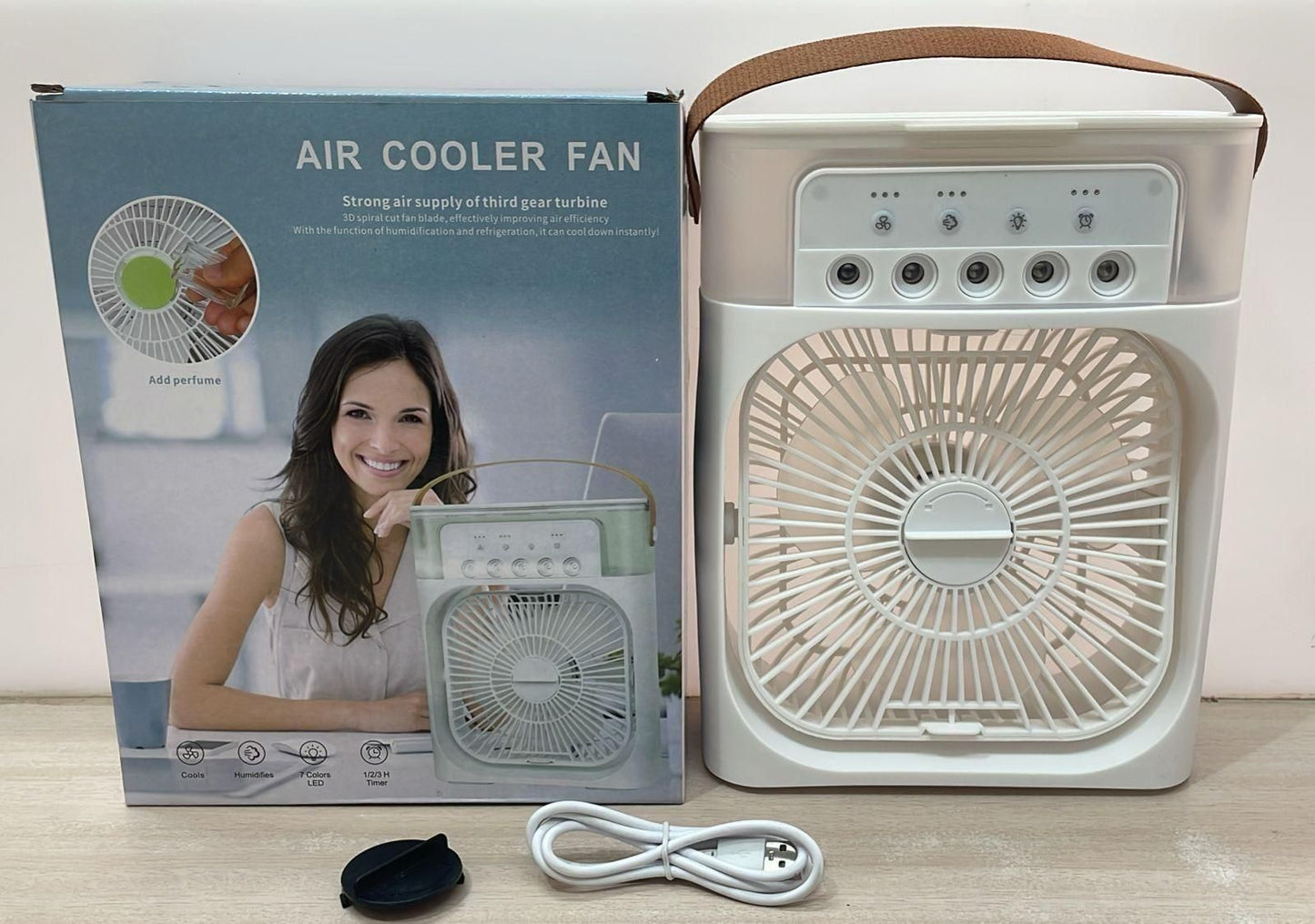 USB Portable Air Cooler Fan – Stay Cool Anywhere!